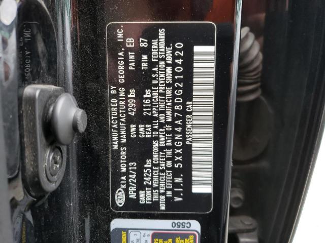 Photo 10 from auction – 2013 KIA OPTIMA EX with VIN 5XXGN4A78DG210420