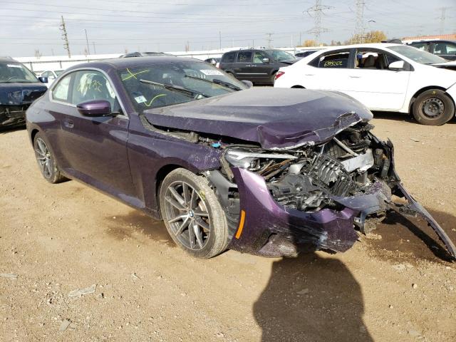 BMW 230I 2022 with VIN 3MW23CM03N8C49401 - Photo from auction