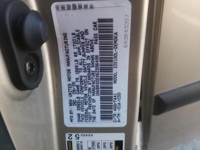 Photo 10 from auction – 2006 TOYOTA COROLLA CE with VIN 1NXBR32EX6Z596496