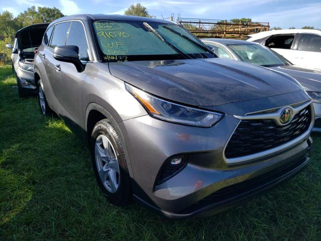 TOYOTA HIGHLANDER 2021 with VIN 5TDZZRAH1MS086623 - Photo from auction