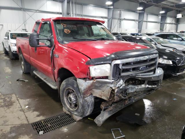 FORD F250 SUPER 2002 with VIN 1FTNX21F22EC34968 - Photo from auction