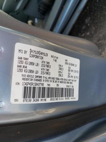 Photo 10 from auction – 2005 CHRYSLER TOWN & COU with VIN 1C4GP45R15B437705