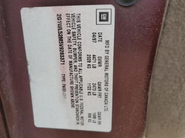 Photo 10 from auction – 1997 CHEVROLET LUMINA BAS with VIN 2G1WL52M5V9283371