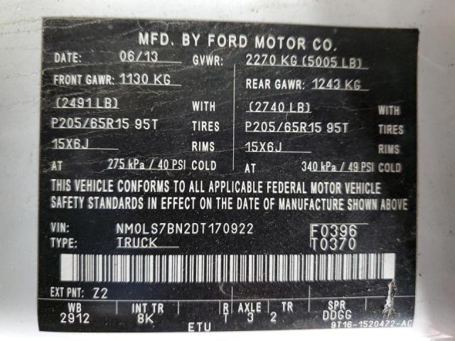 Photo 10 from auction – 2013 FORD TRANSIT CO with VIN NM0LS7BN2DT170922