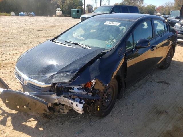 Photo 2 from auction – 2012 HONDA CIVIC LX with VIN 2HGFB2F56CH328205