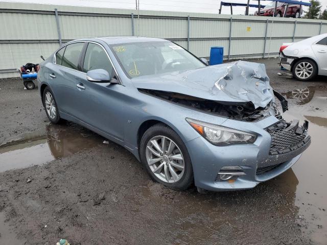 INFINITI Q50 BASE 2015 with VIN JN1BV7ARXFM405058 - Photo from auction