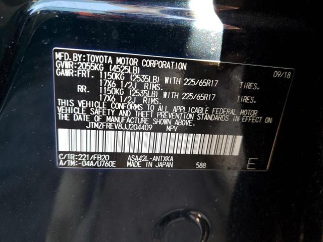 Photo 10 from auction – 2018 TOYOTA RAV4 LE with VIN JTMZFREV8JJ204409