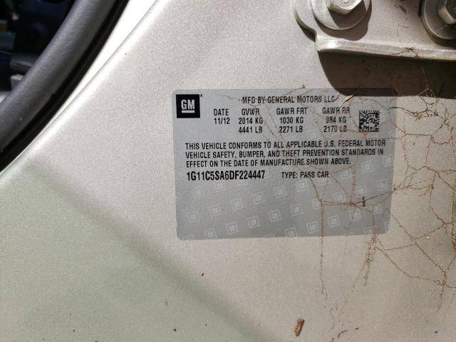 Photo 10 from auction – 2013 CHEVROLET MALIBU 1LT with VIN 1G11C5SA6DF224447