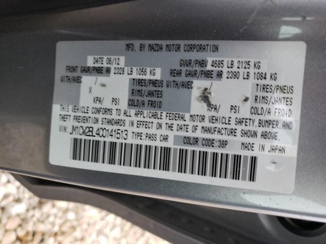 Photo 10 from auction – 2012 MAZDA 5 with VIN JM1CW2BL4C0141513