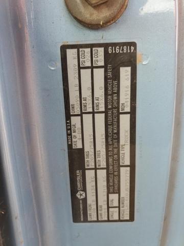 Photo 10 from auction – 1988 DODGE DAKOTA with VIN 1B7GN14X0JS755779