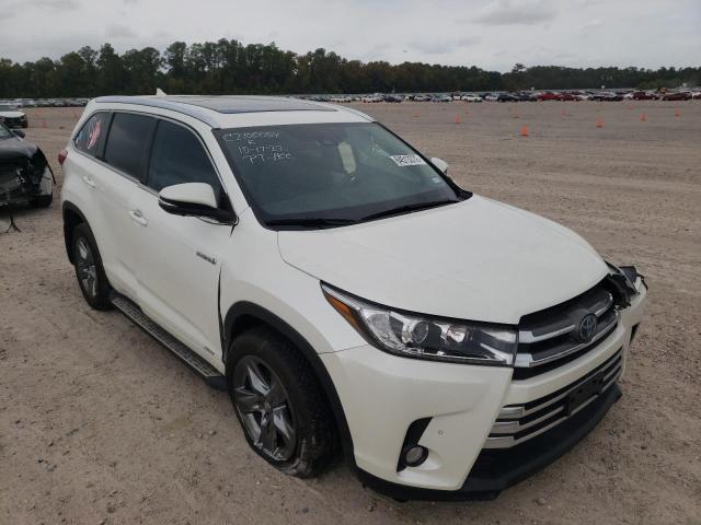 TOYOTA HIGHLANDER 2018 with VIN 5TDDGRFH3JS043471 - Photo from auction