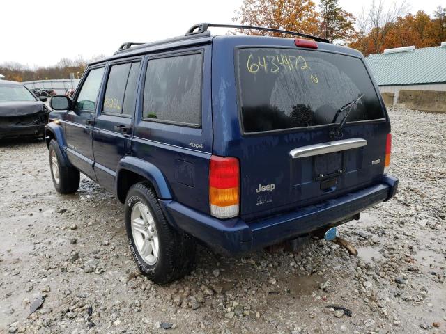 Photo 3 from auction – 2001 JEEP CHEROKEE L with VIN 1J4FF68S81L506848