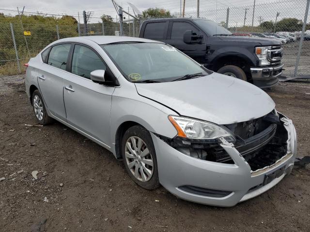 NISSAN SENTRA S 2013 with VIN 1N4AB7AP1DN907101 - Photo from auction
