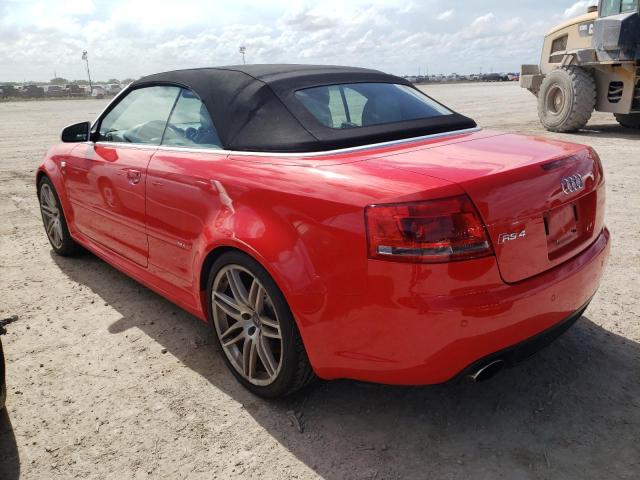 Photo 3 from auction – 2008 AUDI RS4 QUATTR with VIN WUAYU48H68K800412
