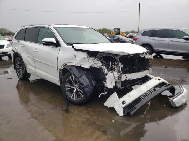 TOYOTA HIGHLANDER 2016 with VIN 5TDJKRFH8GS310954 - Photo from auction
