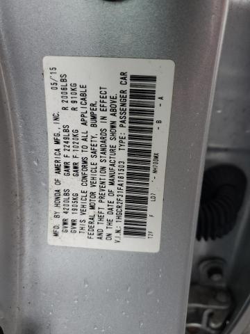 Photo 10 from auction – 2015 HONDA ACCORD LX with VIN 1HGCR2F31FA181503