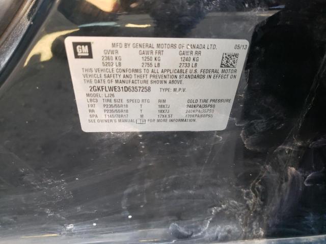 Photo 10 from auction – 2013 GMC TERRAIN SL with VIN 2GKFLWE31D6357258