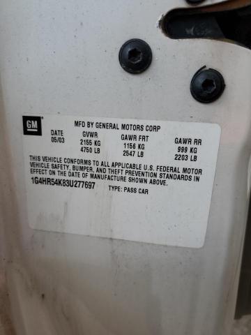Photo 10 from auction – 2003 BUICK LESABRE LI with VIN 1G4HR54K83U277697