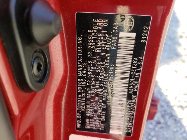 Photo 10 from auction – 2016 TOYOTA CAMRY LE with VIN 4T1BF1FK2GU521905