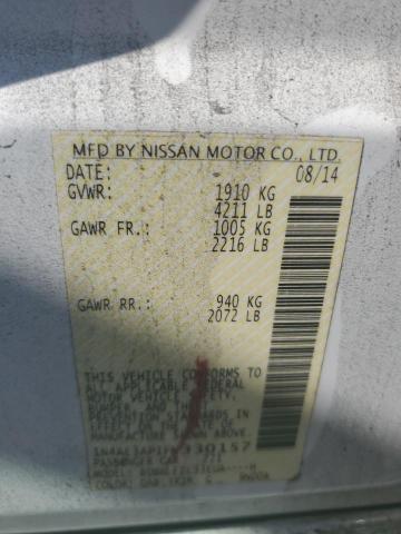 Photo 10 from auction – 2015 NISSAN ALTIMA 2.5 with VIN 1N4AL3AP1FN330157