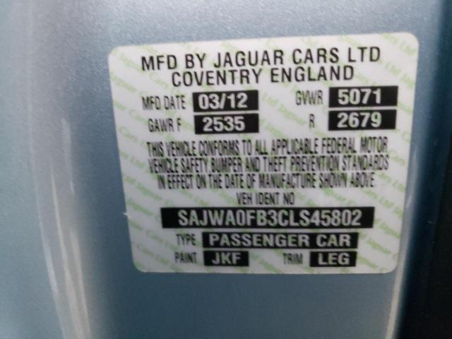Photo 10 from auction – 2012 JAGUAR XF with VIN SAJWA0FB3CLS45802