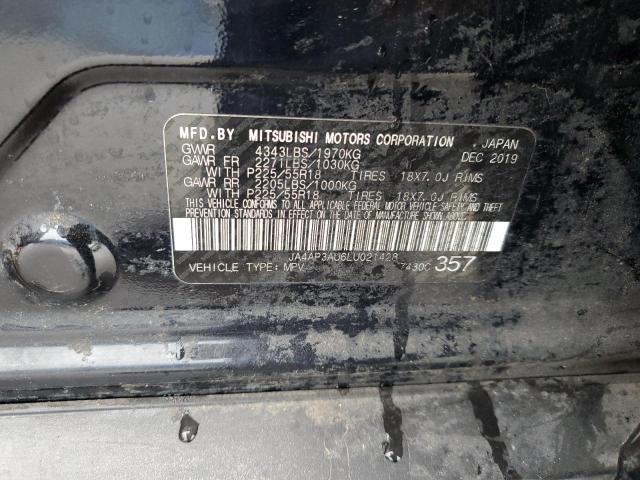 Photo 10 from auction – 2020 MITSUBISHI OUTLANDER with VIN JA4AP3AU6LU021428