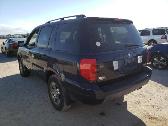 Photo 3 from auction – 2004 HONDA PILOT EXL with VIN 2HKYF186X4H563050