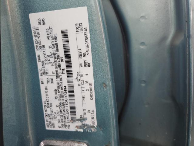 Photo 10 from auction – 2013 FORD ESCAPE S with VIN 1FMCU0F71DUD72494