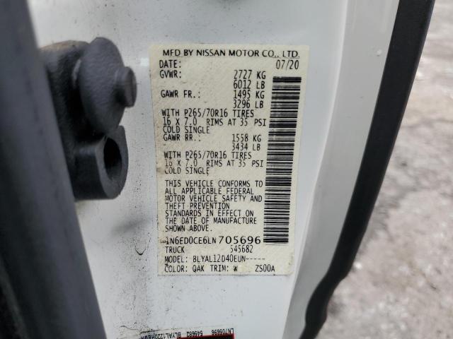 Photo 10 from auction – 2020 NISSAN FRONTIER S with VIN 1N6ED0CE6LN705696