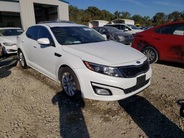 KIA OPTIMA LX 2014 with VIN 5XXGM4A76EG345349 - Photo from auction