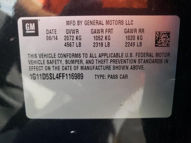 Photo 10 from auction – 2015 CHEVROLET MALIBU 2LT with VIN 1G11D5SL4FF116989