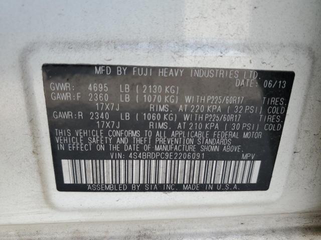 Снимка 10 от търг – 2014 SUBARU OUTBACK 3. с VIN 4S4BRDPC9E2206091