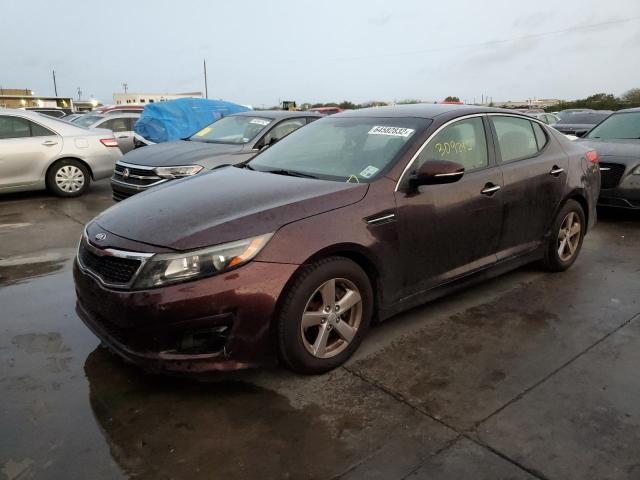 KIA OPTIMA LX 2014 with VIN 5XXGM4A79EG261817 - Photo from auction