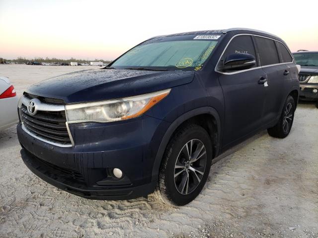 Photo 2 from auction – 2016 TOYOTA HIGHLANDER with VIN 5TDKKRFH8GS123895