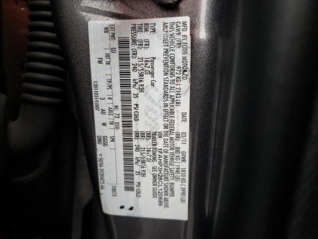 Photo 10 from auction – 2012 FORD FOCUS SEL with VIN 1FAHP3H28CL120689