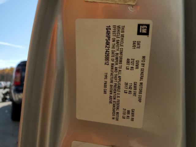 Photo 10 from auction – 2001 BUICK LESABRE CU with VIN 1G4HP54K214268612