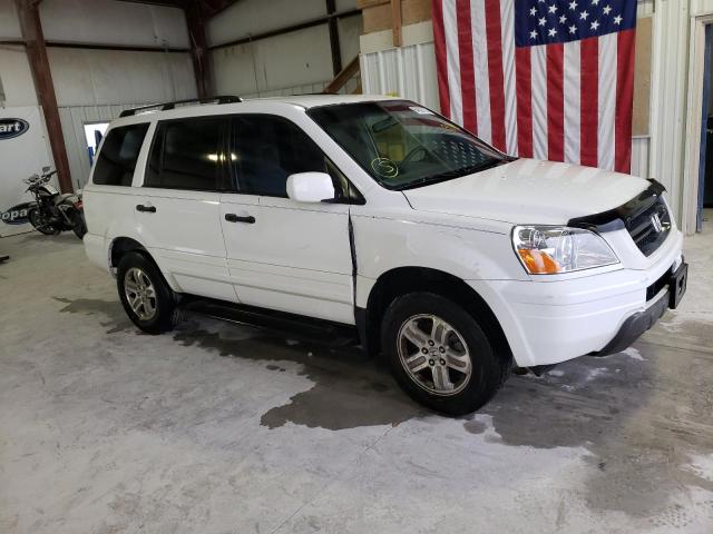 HONDA PILOT EX 2003 with VIN 2HKYF18473H587920 - Photo from auction