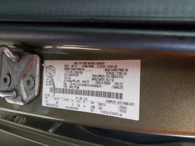 Photo 10 from auction – 2013 FORD ESCAPE SE with VIN 1FMCU0G98DUA68837