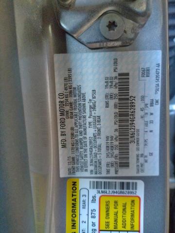 Photo 10 from auction – 2016 LINCOLN MKZ with VIN 3LN6L2J94GR628952