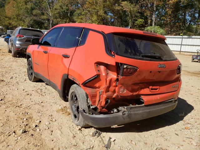 Photo 3 from auction – 2020 JEEP COMPASS SP with VIN 3C4NJCAB4LT247856