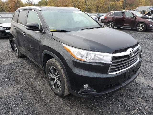 TOYOTA HIGHLANDER 2016 مع رقم تعريف المركبة 5TDJKRFH8GS262968 - صورة من المزاد