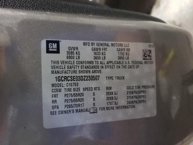 Photo 10 from auction – 2013 CHEVROLET SILVERADO with VIN 1GCRCSE03DZ230507