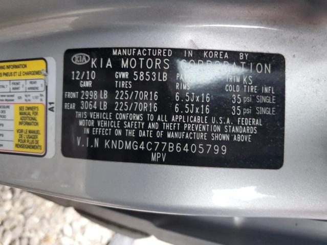 Photo 10 from auction – 2011 KIA SEDONA LX with VIN KNDMG4C77B6405799