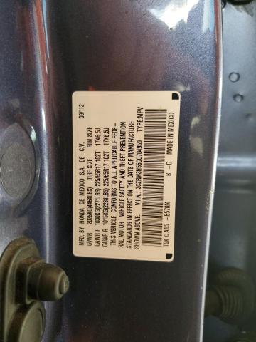 Photo 10 from auction – 2012 HONDA CR-V EX with VIN 3CZRM3H55CG704959