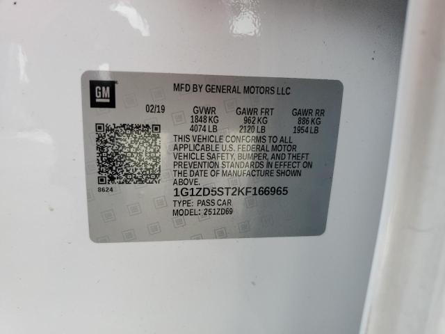 Photo 10 from auction – 2019 CHEVROLET MALIBU LT with VIN 1G1ZD5ST2KF166965