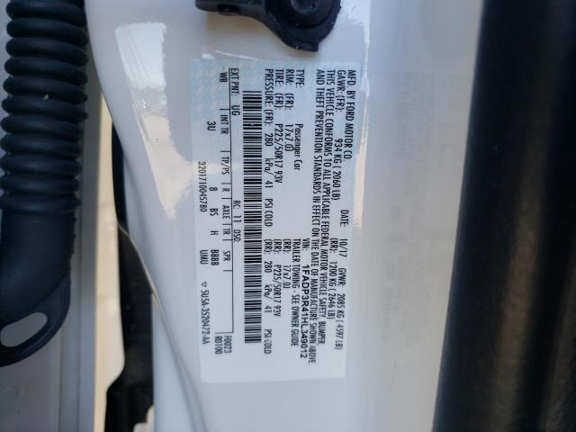 Photo 10 from auction – 2017 FORD FOCUS BEV with VIN 1FADP3R41HL349012