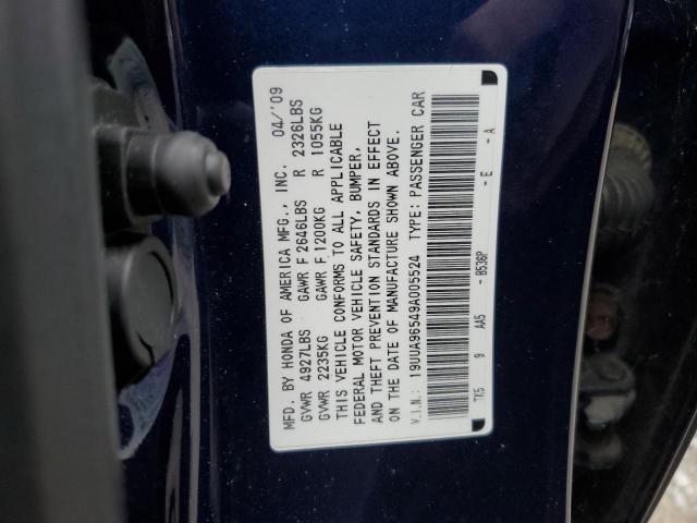 Photo 10 from auction – 2009 ACURA TL with VIN 19UUA96549A005524