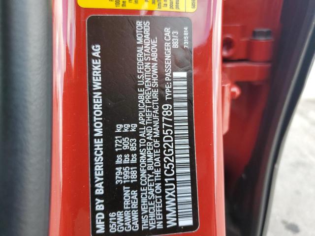 Photo 10 from auction – 2016 MINI COOPER with VIN WMWXU1C52G2D57789