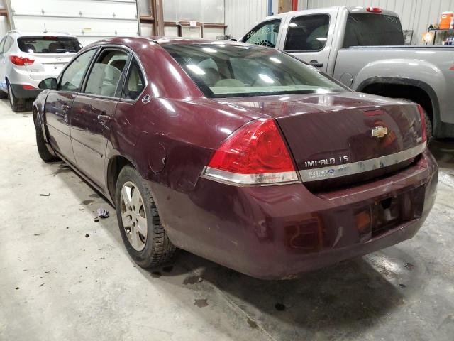 Photo 3 from auction – 2007 CHEVROLET IMPALA LS with VIN 2G1WB55KX79178907