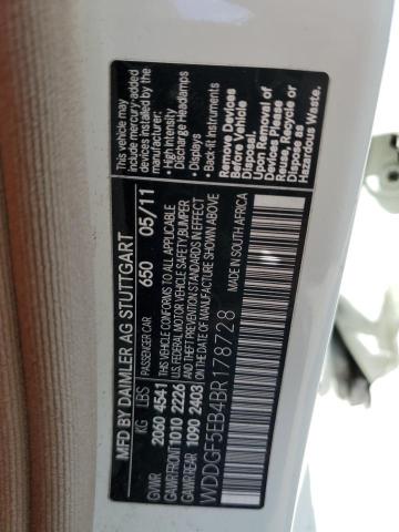 Photo 10 from auction – 2011 MERCEDES-BENZ C 300 with VIN WDDGF5EB4BR178728